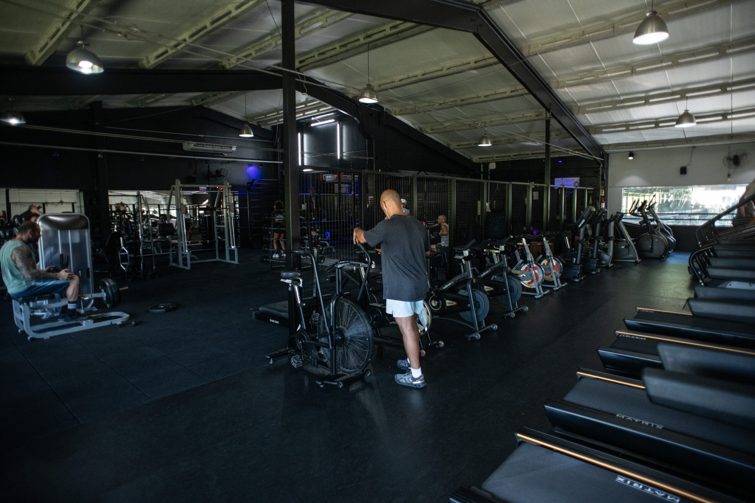 Ambiente da Black Iron Gym