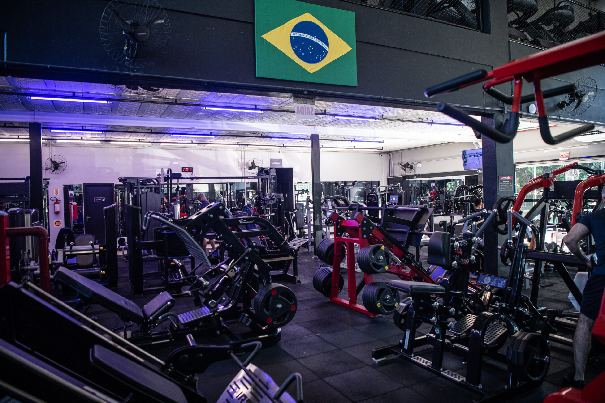 Espaço de musculação